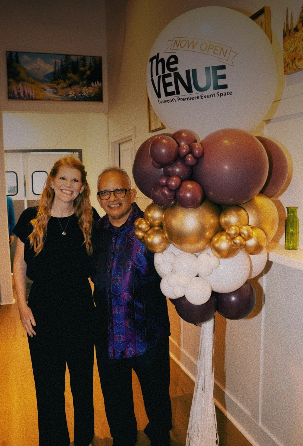 Candid moment from The Venue Clermont grand opening and ribbon cutting celebration